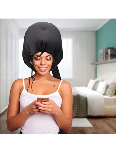 High quality drawstring hair drying cap oil drying cap heating cap without electric, Reduces heat around your ears and neck, to prevent heat and irritation issues. With all this,soft,ad justable fit,save time and effort