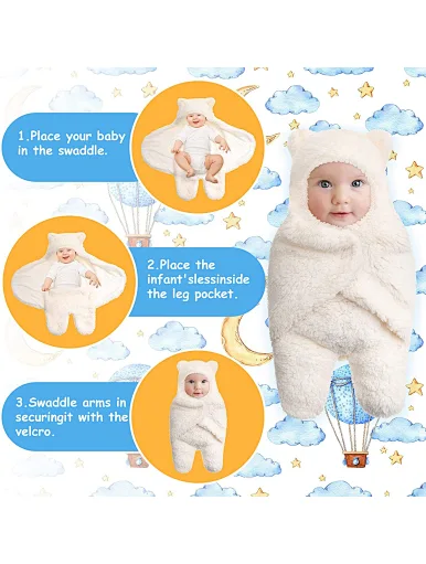 Hot sale super plufy winter stroller newborn bamboo cotton organic baby swaddle wrap blanket sleeping bag, Baby sleeping Bag:High quality material, super warm and soft blanket, not heavy for babies tender skin.