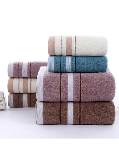 China Wholesale High Quality 100% Cotton 3 Piece Hand Face Bath Towel Set, very soft and comfortable Excellent combing process is adopted,The terry is fine and soft, very absorbent and breathable.