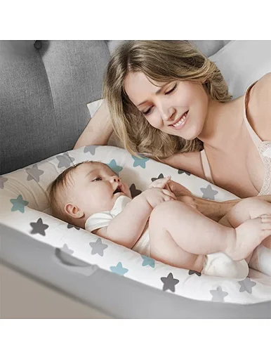 Multifunctional Custom Made Washable Portable Cotton New Born Safety Baby Furniture Sleeping Nest Crib Cot Bed Set, Multifunctional washable portable cotton newborn safe sleeping nest 360 degree all-round bumper design safe and comfortable baby nest