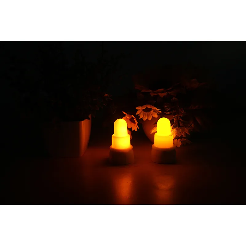 New item wireless rechargeable decorative led  light flameless flicker table tealight candle