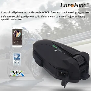 2020   Hands-free V-4C Motorcycle Helmet walkietakie with  Video camera helmet Intercom Headset