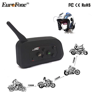 4 Riders 1200meters talking distance V4 bluetooth intercom headset
