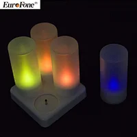 Wholesale Price Buy Restaurant Lighting Remote Controlled Inductive Rechargeable LED Candle