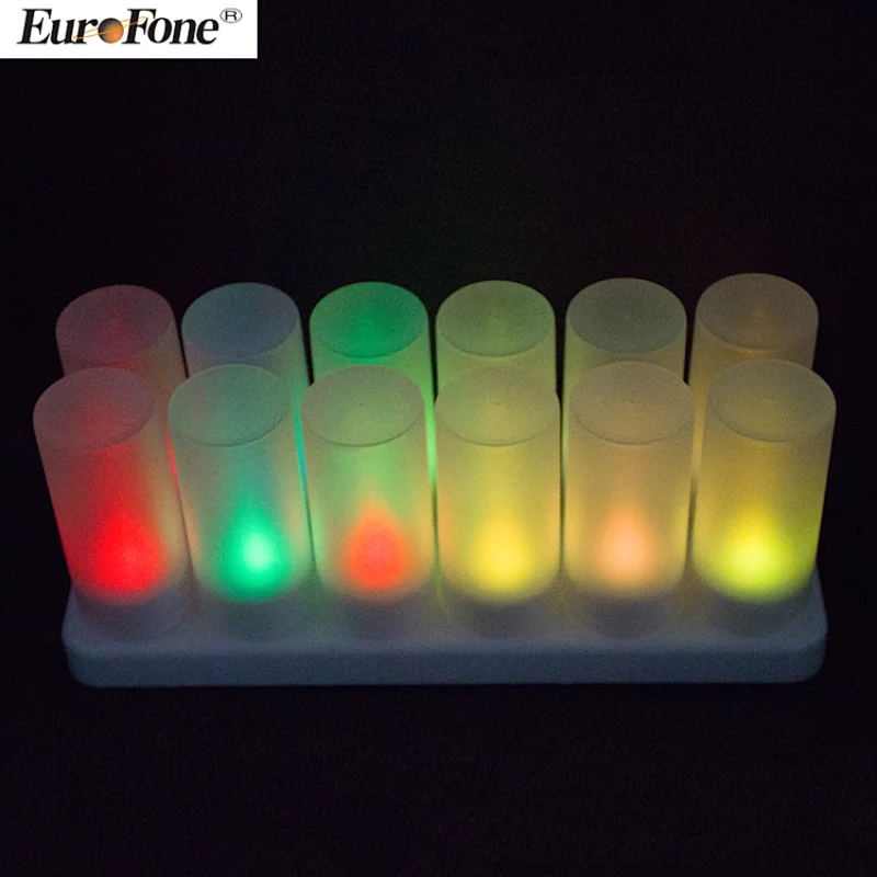 CL213812CC Rechargeable LED Tea Light Wholesale Candle For Bar Decoration