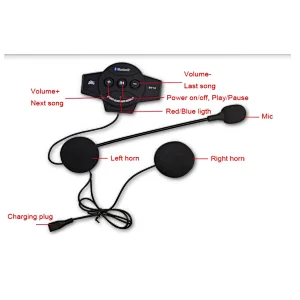 wholesale Cheap price wireless headset  motorcycle  helmet bluetooth  headset Speaker Intercom Handsfree Music Microphone