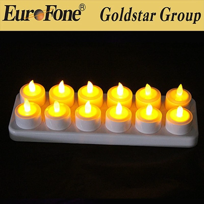good quality home decoration Rechargeable LED Tea Light Candles