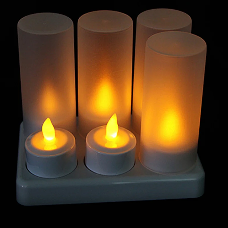 most popular led candle tea light decoration house party rechargeable led candle