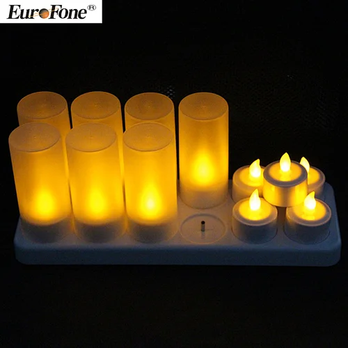 good quality home decoration Rechargeable LED Tea Light Candles