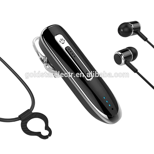 Factory direct sales wireless bluetooth 5.0 stereo headphone  business charging handsfree Hanging neck earphone