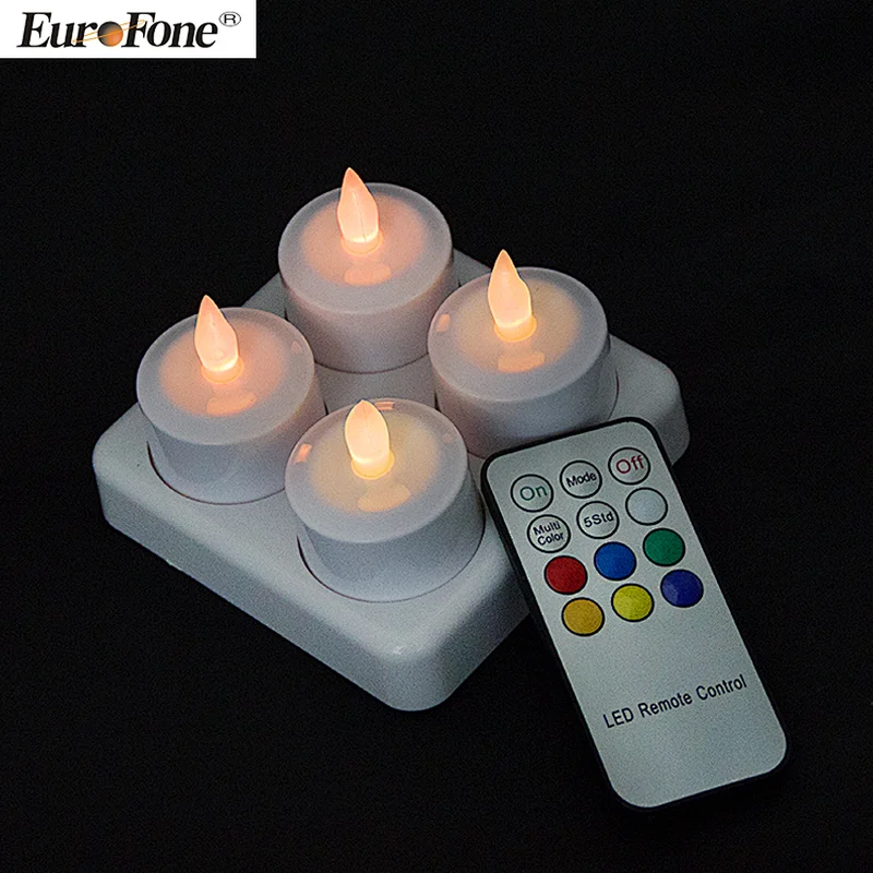 factory wholesale Multi-color rechargeable wholesale led candle light