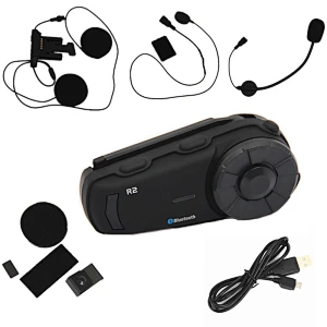 1000 Meters  Motorbike Helmet Bluetooth Intercom Headset