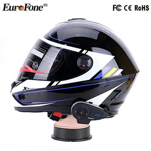 Multi helmet Bluetooth intercom headset fully duplex wireless communication among 5 Riders