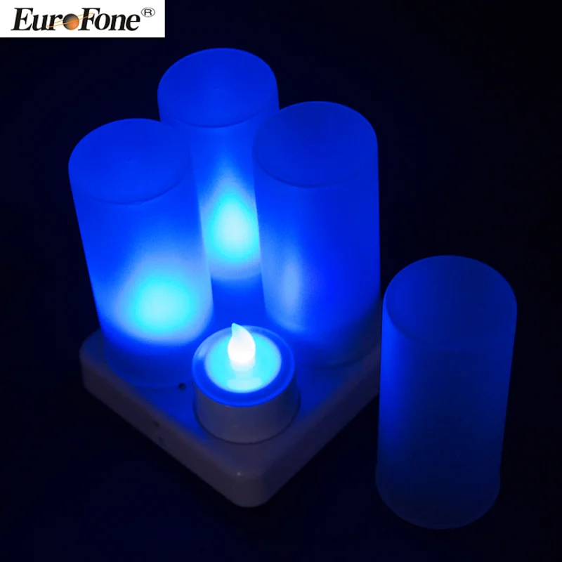 Manufacturers wholesale LED rechargeable candle sets with remote-controlled electronic candles