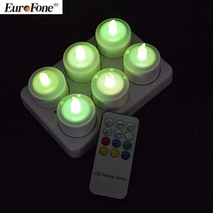 ABS new design 6pcs/set rechargeable candle light