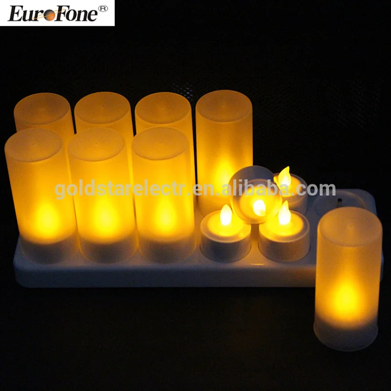 new style without remote control function   Rechargeable led tealight candle