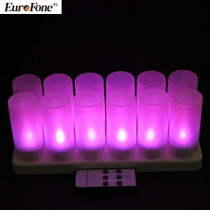 2020 wholesale cheap water-proof rechargeable led candles light