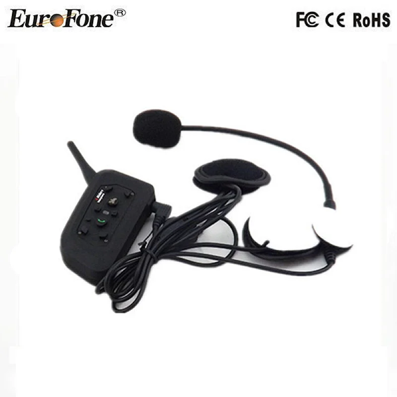 Hot sale motorcycle bluetooth intercom headset 6 Riders talking at the same time V6 interphone