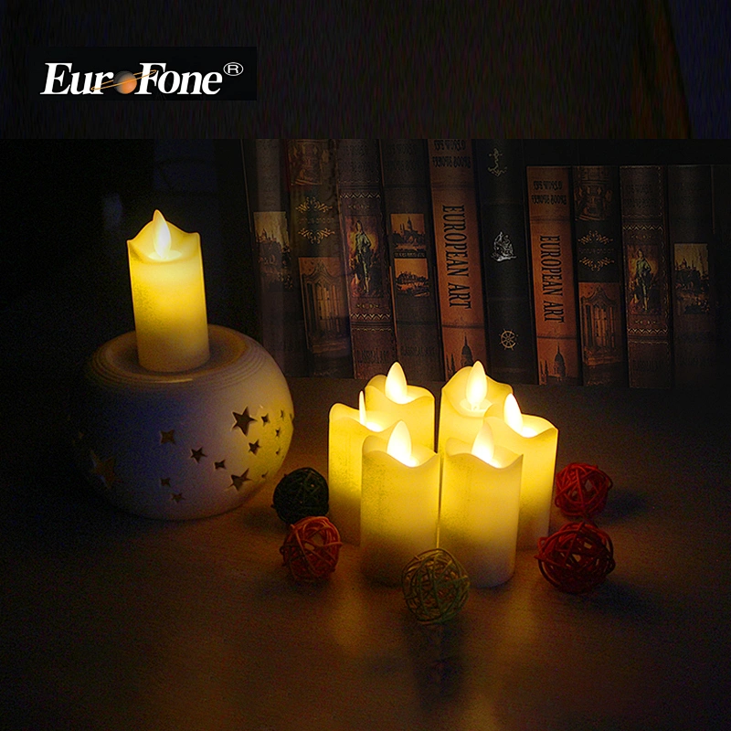 New style with remote control  flameless Wind swing candle Waving Flame  rechargeable led candle light