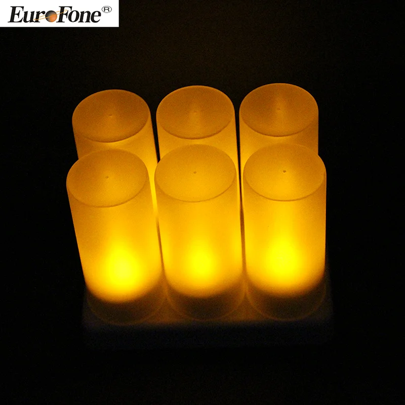 most popular led candle tea light decoration house party rechargeable led candle
