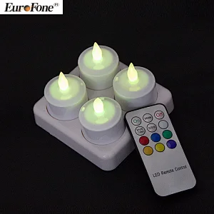factory wholesale Multi-color rechargeable wholesale led candle light