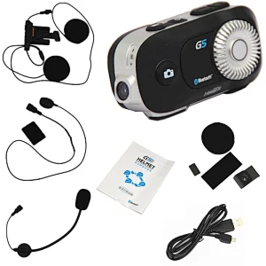 Good quality  New   Motorcycle Helmet Bluetooth Intercom Headset with camera function