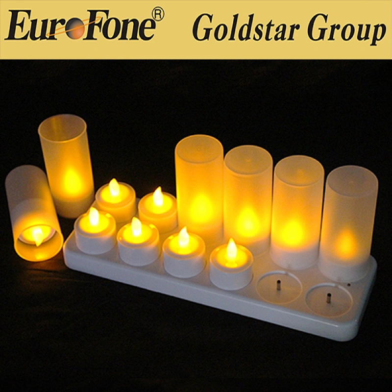 Amber Flameless Rechargeable LED tea candle light