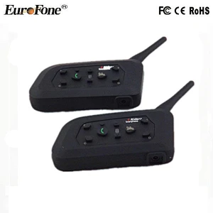 Hot sale motorcycle bluetooth intercom headset 6 Riders talking at the same time V6 interphone