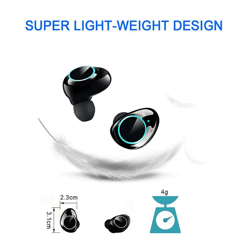 twins true wireless charging case  bluetooth stereo earphone touch control earbud