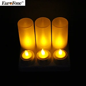 most popular led candle tea light decoration house party rechargeable led candle