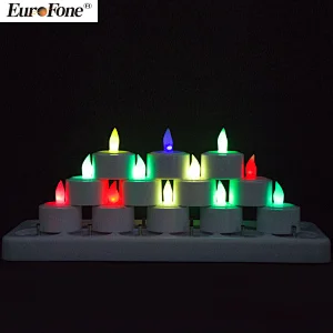 CL213812CC Rechargeable LED Tea Light Wholesale Candle For Bar Decoration