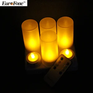 newest !!! LED small rechargeable birthday led lights candles with remote