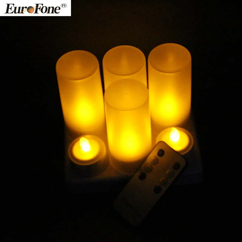 newest !!! LED small rechargeable birthday led lights candles with remote
