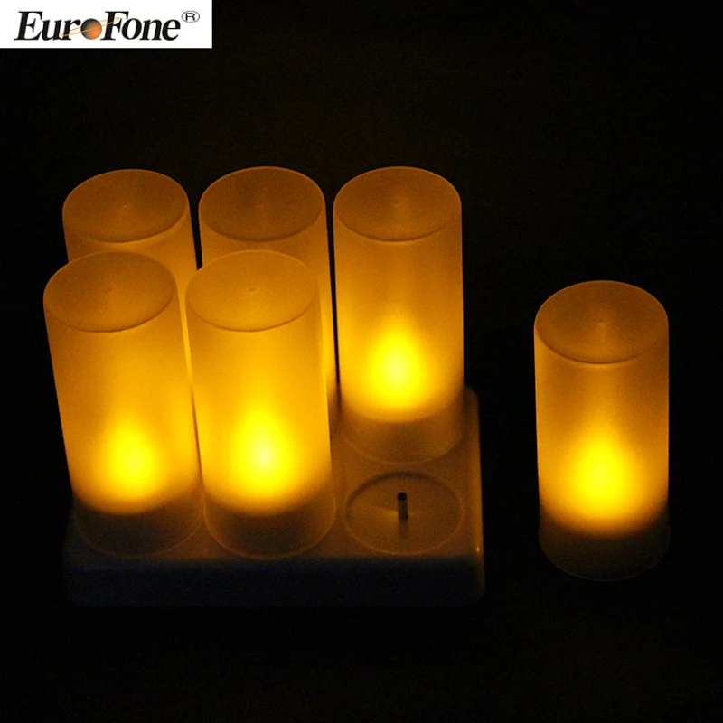 most popular led candle tea light decoration house party rechargeable led candle