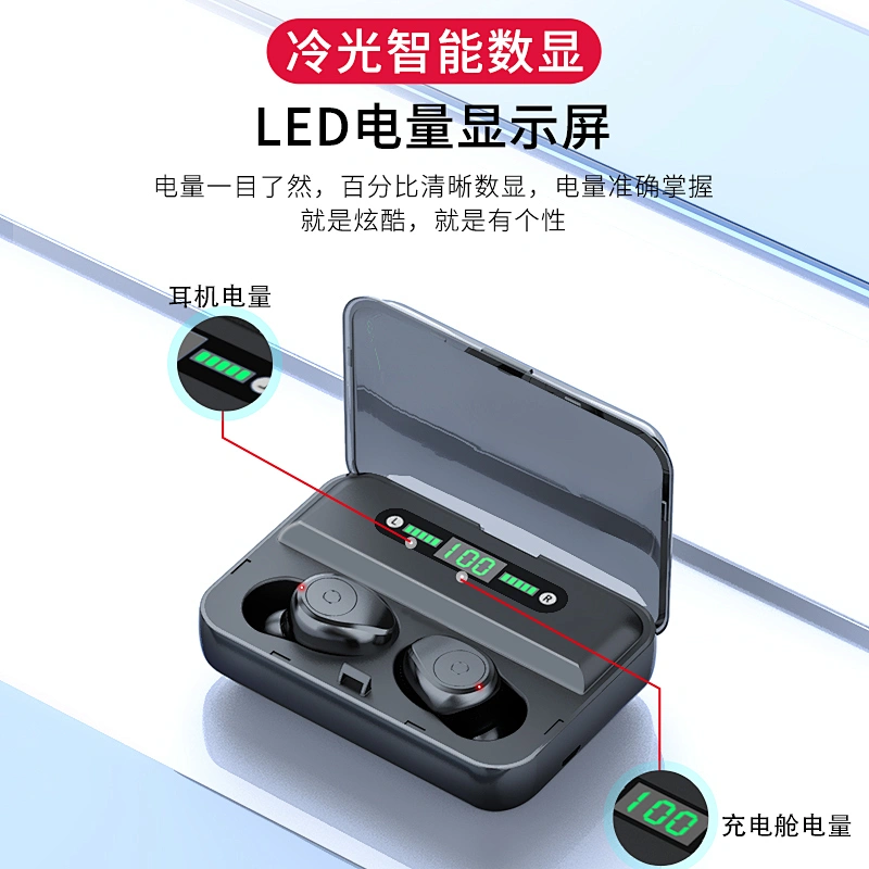 Newest twins true wireless charging case bluetooth stereo earphone earbud