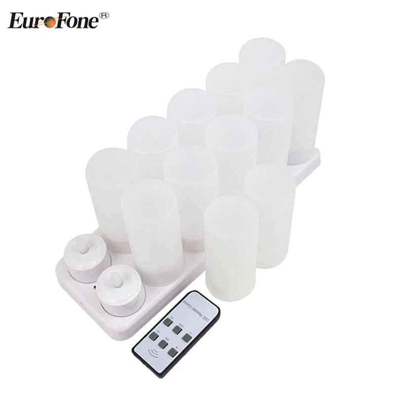 factory led flameless candle wedding home decoration candles rechargeable
