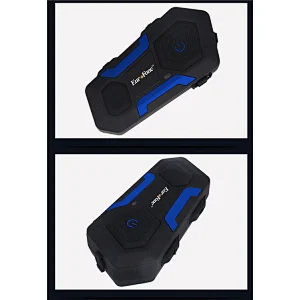 Capacete de motocicleta 2500M fone de ouvido intercom Bluetooth com rádio FM V10