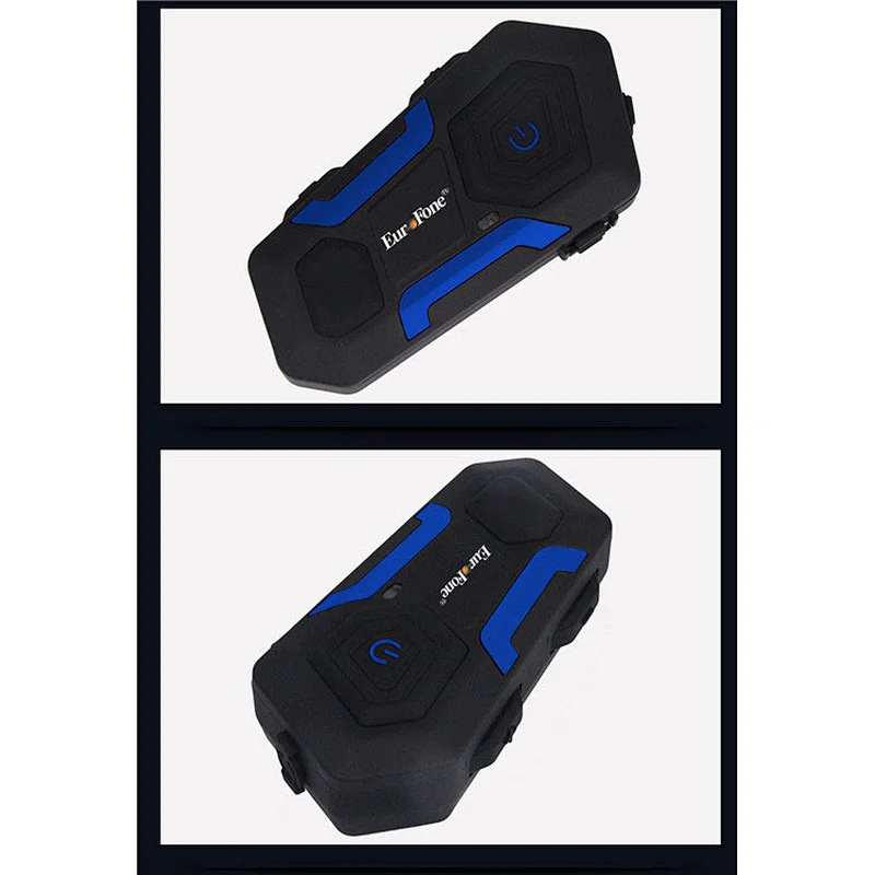 Auriculares con intercomunicador Bluetooth para casco de motocicleta 2500M con radio FM V10