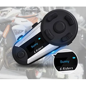 wholesale Good quality   motorcycle  helmet bluetooth  group  inercom headphone V6 pro
