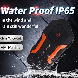 waterproof IP 67  long talking long range 800 m FM radio Motorcycle Helmet Bluetooth Intercom Headset