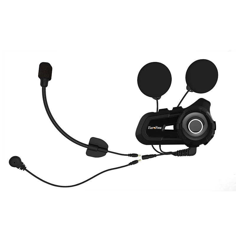 Unterstützung für 2 Fahrer Bluetooth-Intercom-Systemverbindung 2 Mobiltelefone Walkie-Talkie 800 Meter Helm-Intercom-Headset