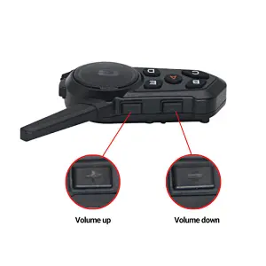 6 Riders 1200m S6 Casco de motocicleta Interfono Bluetooth Intercomunicador Auriculares Walkie talkie para jinetes Intercomunicador de auriculares bluetooth