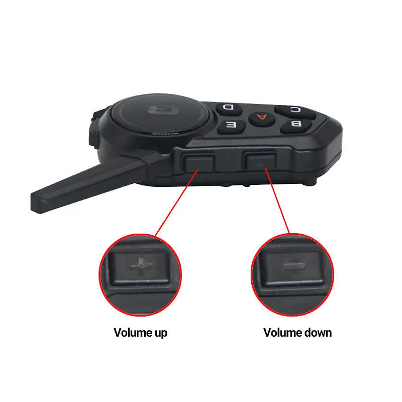 6 Riders 1200m S6 Casco de motocicleta Interfono Bluetooth Intercomunicador Auriculares Walkie talkie para jinetes Intercomunicador de auriculares bluetooth