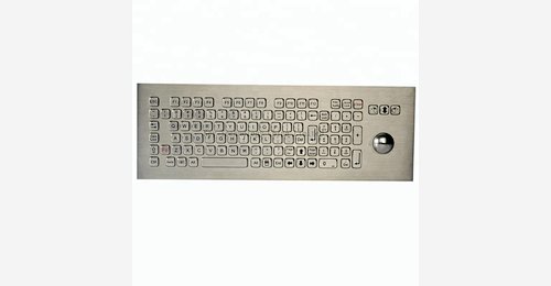 NEMA 6P rugged metal industrial keyboard with trackball and numeric ...
