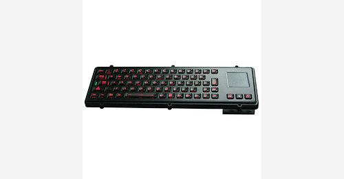 Industrial military waterproof rugged keyboard with sealed touchpad ...