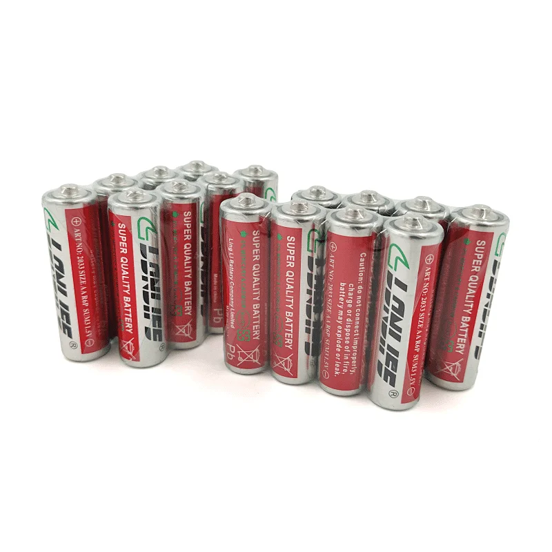 AA METAL JACKET CARBON ZINC Super Power Battery (OR OEM)