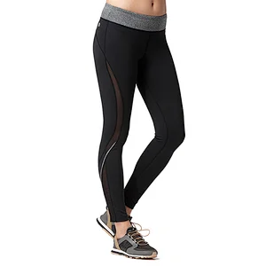 Wholesales fashion mesh breathable workout leggings fitness yoga pants for women  with custom logo