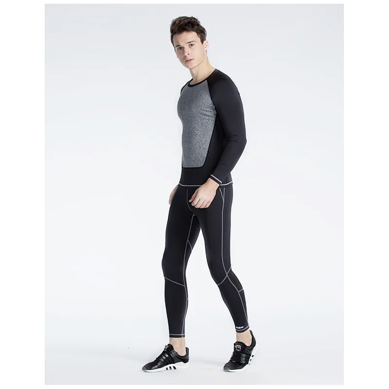 Mens Tummy Control Workout Running 4 Way Stretch seamless leggings with Pockets