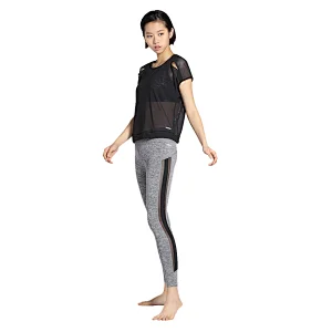 Women customize cheap fashion mesh breathable running yoga gym wear for sports t shirt