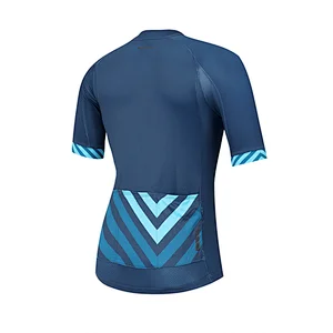 Custom short sleeve full zipped sublimation riding bike set shirts sportswear cycling jersey for men  with pockets